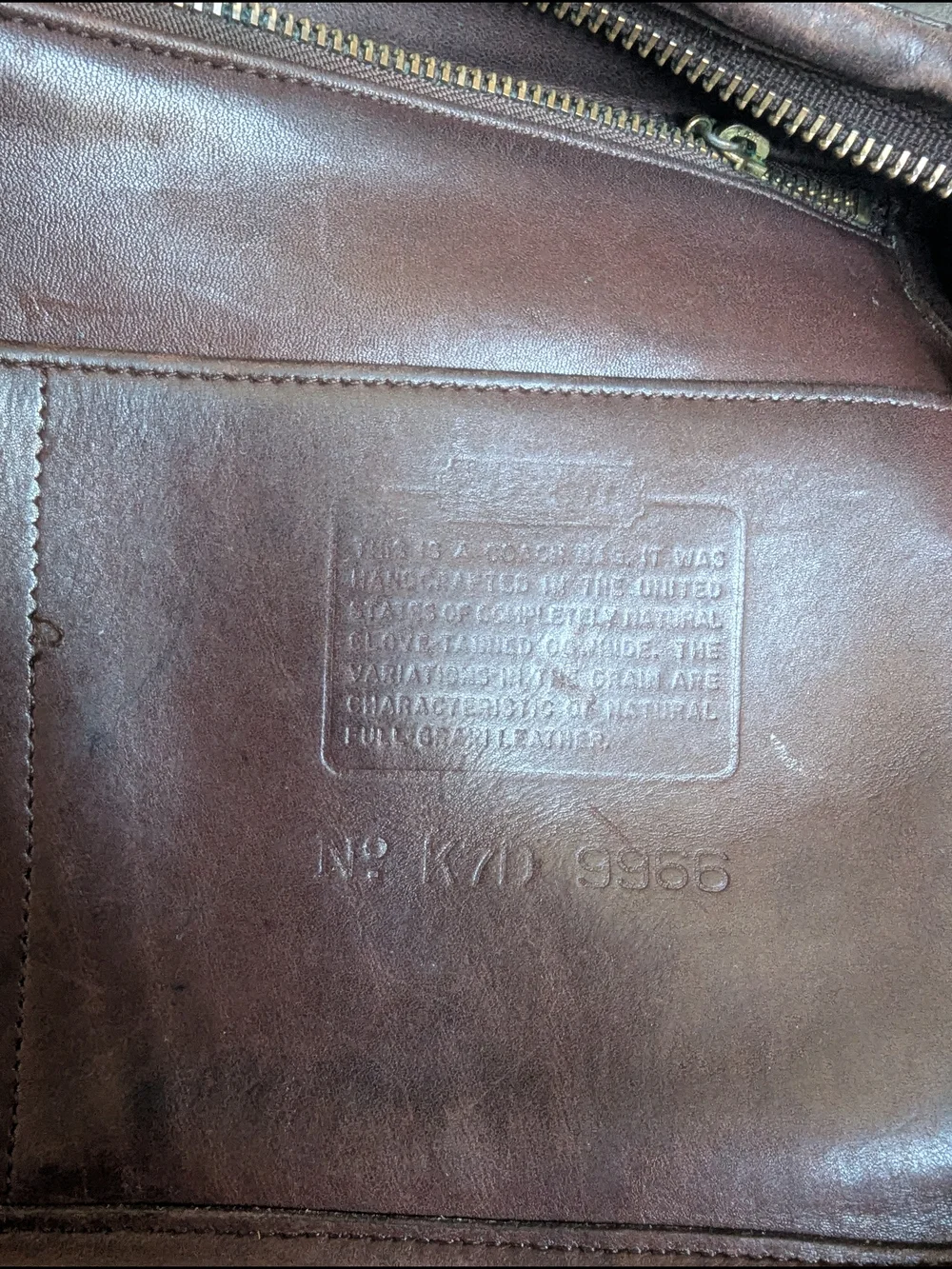 Coach vintage legacy